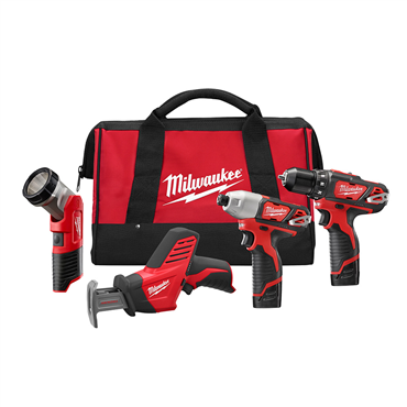 M12™ 12 V Cordless Lithium-Ion 4 Tool Combo Kit
