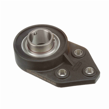 Polyamide Setscrew Locking 3-Bolt Flange Bracket