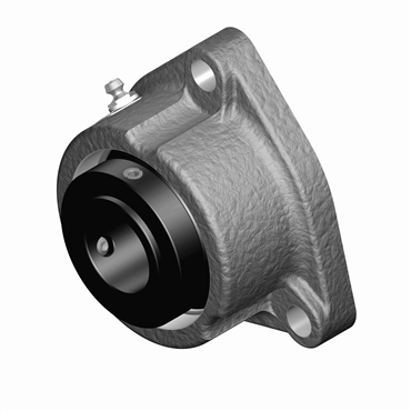 Cast Iron 3-Bolt Flange Collar Mount Lock Standard Duty Flange Unit