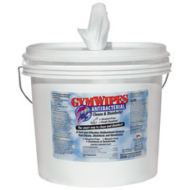 GymWipes® Antibacterial Towelettes