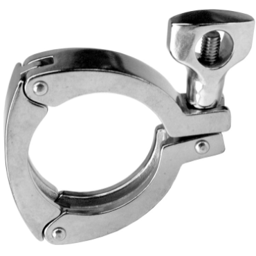 304 Stainless Steel 2 in Three Segment Sanitary Clamp