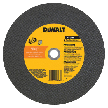 Ductile Pipe Cutting Wheels