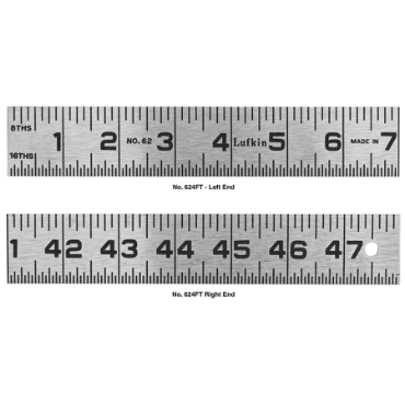 One-Piece Steel Ruler