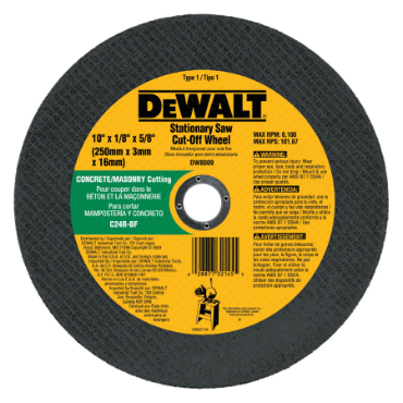 High Performance Masonry Cutoff Wheels