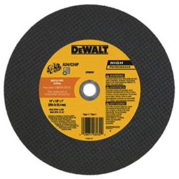 High Performance High Speed Portable Cutoff Wheels