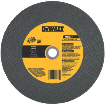High Performance High Speed Portable Cutoff Wheels