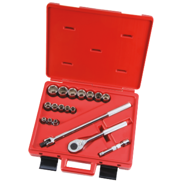 18 Piece Full Polish Socket Set