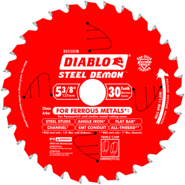 Steel Demon - 5 3/8" x 30 Tooth Metal Cutting Saw Blade