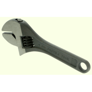 Black Oxide Adjustable Wrench