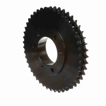Double Strand Sprocket; 60-2 Chain Size; 45 Teeth; Requires E QD Bushing