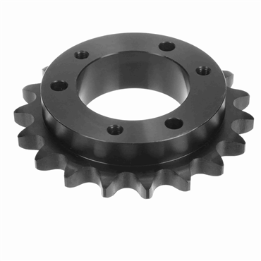 Single Strand Sprocket; 100 Chain Size; 19 Teeth; Requires E QD Bushing