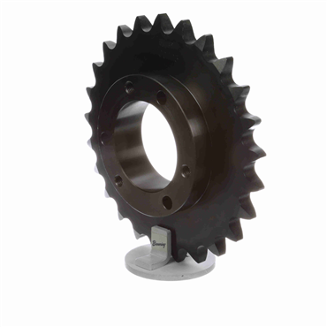Single Strand Sprocket; 100 Chain Size; 25 Teeth; Requires E QD Bushing