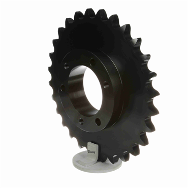 Single Strand Sprocket; 100 Chain Size; 28 Teeth; Requires E QD Bushing