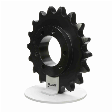 Single Strand Sprocket; 140 Chain Size; 18 Teeth; Requires E QD Bushing