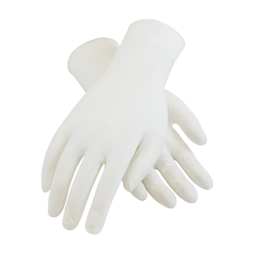 White Nitrile Powder Free Medium Disposable Gloves