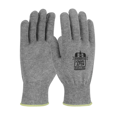 Gray Knit Wrist Cuff Uncoated Small Cut-Resistant Gloves