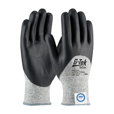 Salt and Pepper Nitrile Small Cut-Resistant Gloves