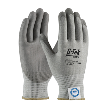 Gray Polyurethane X-Large Cut-Resistant Gloves