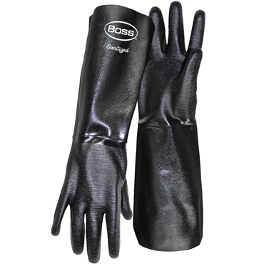 Black Large Glove Size