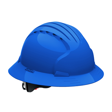 Blue Wheel Ratchet Size Adjustment Hard Hat
