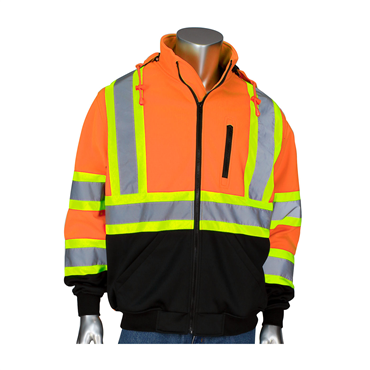 Hi-Vis Orange Fleece Polyester 5X-Large Sweatshirt