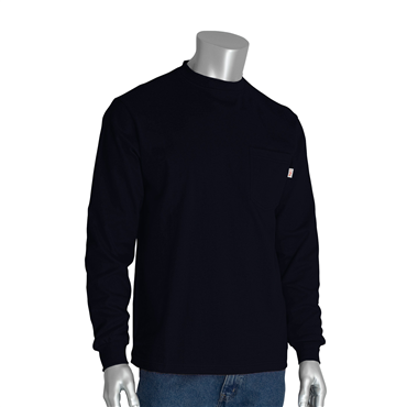 Navy Cotton 2X-Large Shirt
