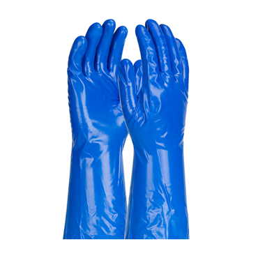 Blue Straight Cuff X-Large Glove Size
