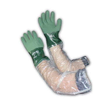 Green Straight Cuff Large Glove Size