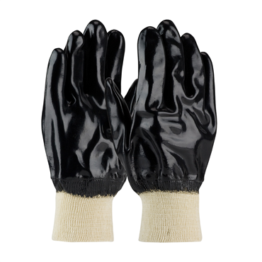 Black Knit Wrist Cuff Large Glove Size
