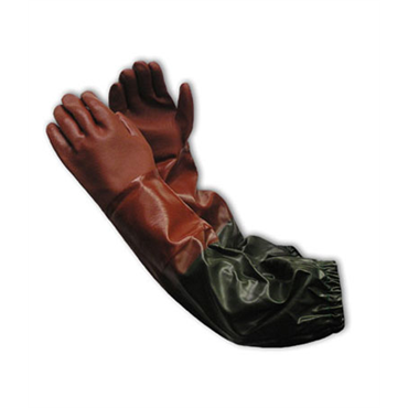Red Straight Cuff MENS Glove Size