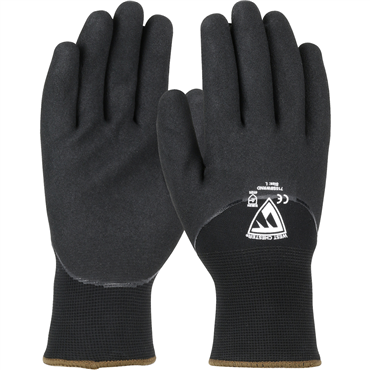 Black Nylon Large Cold Protection Gloves