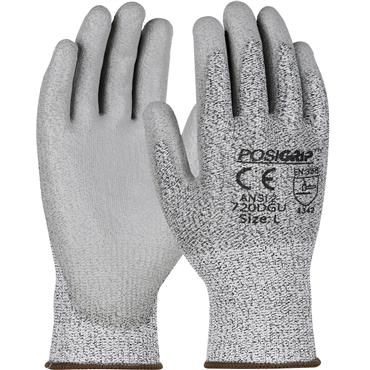 Salt and Pepper Polyurethane X-Large Cut-Resistant Gloves