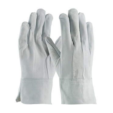 Gray Slip-on Cuff Large Regular Welding Gloves