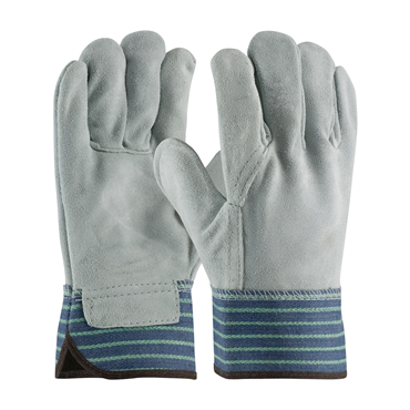 Natural Safety Mens Size Leather Palm Gloves