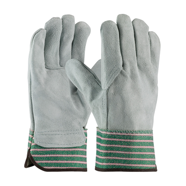 Natural Safety Mens Size Leather Palm Gloves