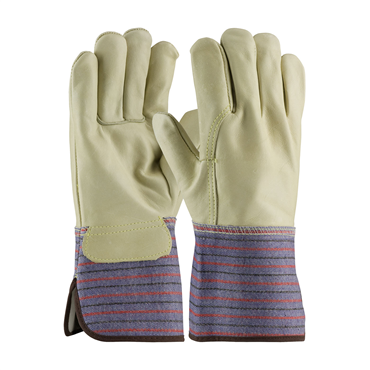 Natural Gauntlet X-Large Leather Palm Gloves
