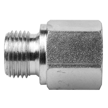 Male British Std. Pipe Parallel 
to Female British Std. Pipe Parallel Swivel