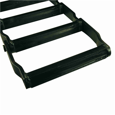 8 in Pitch Steel  Wide Mill Welded Chain