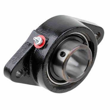 1 7/16 in Cast Iron Setscrew Locking Medium Duty 2 Bolt Flange Block