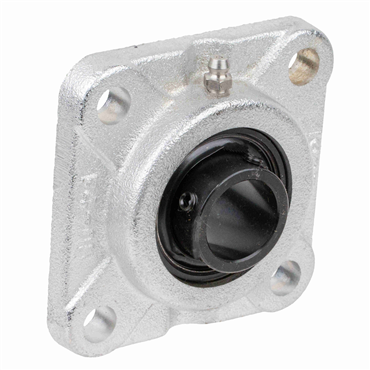5/8 in Cast Iron Setscrew Locking Intermediate Duty 4 Bolt Flange Block