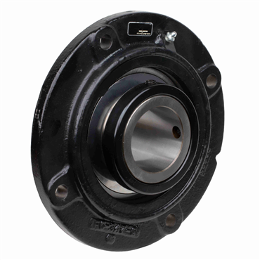 2 15/16 in Cast Iron Setscrew Locking Heavy Duty 4 Bolt Flange Cartridge Block