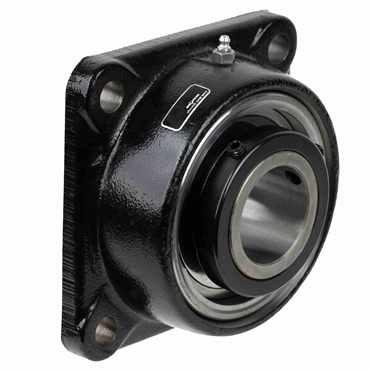 2 7/16 in Cast Iron Setscrew Locking Heavy Duty 4 Bolt Flange Block
