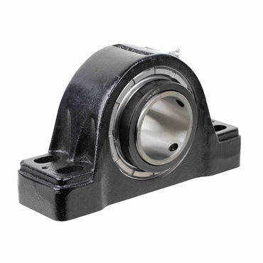 3 7/16 in Cast Iron Setscrew Locking 4 Bolt Pillow Block