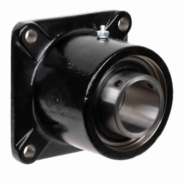 2 7/16 in Cast Iron Setscrew Locking Standard Duty 4 Bolt Flange Block