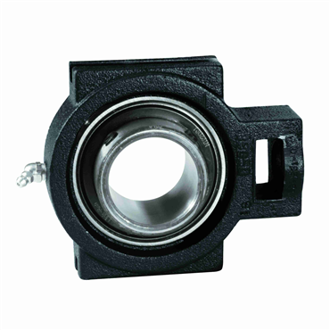 2 3/16 in Cast Iron Standard Duty Setscrew Locking Single Lip Take Up Block