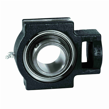 2 3/16 in Cast Iron Standard Duty Setscrew Locking Triple Lip Take Up Block