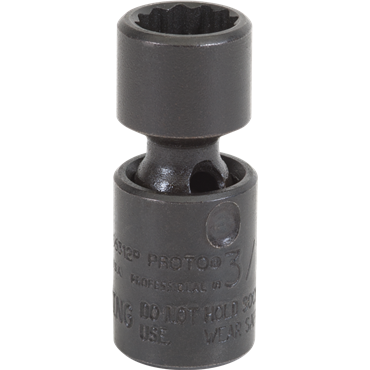 1/4 in Drive Black Oxide Standard Length Socket