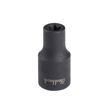 1/4 in Drive Black Oxide Standard Length Socket