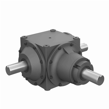 Ductile Iron Spiral Bevel Single Reduction Reducer