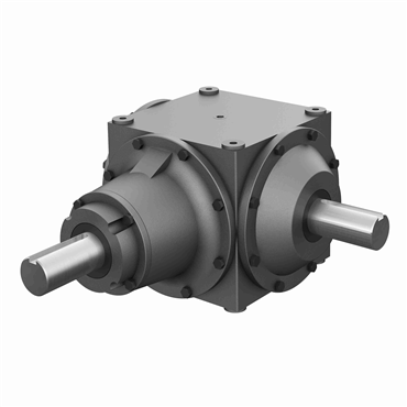 Ductile Iron Spiral Bevel Single Reduction Reducer